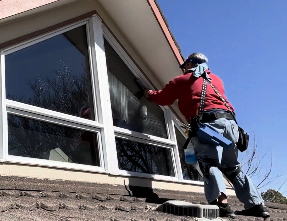 Window cleaning work shown in PT’s project gallery